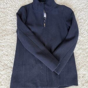 J. Crew Dark Blue Trench Coat